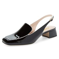 Work Formal, Slingback Pump, Black Patent Leather, Formal Event, Music Festival, Patent Leather, Block Heels, Going Out, Pumps