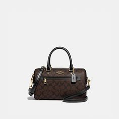 COACH® Outlet | ROWAN SATCHEL IN SIGNATURE CANVAS Coach Rowan Satchel Outfit, Satchel Outfit, Coach Rowan Satchel, Coach Satchel, Coach Outlet, Coach Crossbody, Satchel Tote, Signature Canvas, Satchel Purse