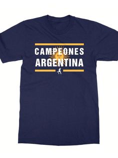 Campeones Argentina 2024 Soccer Fans Champs Inspired Unisex T-ShirtCampeones Argentina 2024 Soccer Fans Champs Inspired Unisex T-Shirt Navy Blue Casual  Short Sleeve  Animal,Letter,Striped    Men Clothing, size features are:Bust: ,Length: ,Sleeve Length: Fan Apparel T-shirt With Front Print And Crew Neck, Fan Apparel T-shirt With Crew Neck And Front Print, Fan Apparel Crew Neck T-shirt With Front Print, Summer Sports T-shirt With Screen Print, Graphic Tee T-shirt With Team Name For Summer, Sports T-shirt With Front Print And Crew Neck, Sports Crew Neck T-shirt With Front Print, Summer Graphic Tee With Team Name, Blue Summer Tops With Team Name