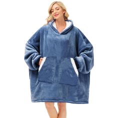 PRICES MAY VARY. Outer - Flannel, Inner - Sherpa Imported Warm Thick Hoodie Blanket: This Oversized Wearable Blankets with long sleeves and 2 giant pockets use super soft & high quality sherpa fleece which can keep you cozy warm in cold days. The Warming Loose Hooded Blanket Sweatshirt is suitable for many occasions: You can wear this comfy blanket hoodie to relax at home, such as watching TV, lying on the couch, drinking coffee, playing video games, or work on a laptop. Futhermore, you can also Wearable Blankets, Blanket Sweatshirt, Comfy Blanket, Women Friendship, Sweatshirt Blanket, Comfy Blankets, Blanket Hoodie, Comfort Blanket, Hoodie Blanket