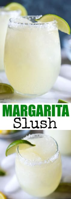 Margarita Slush, Slush Recipes, Easy Margarita, Drinks Alcohol, Margarita Recipes, Alcohol Drinks, Frozen Drinks, Drinks Alcohol Recipes, Alcohol Drink Recipes