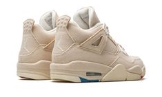 Luxury Fade-resistant Air Jordan 4 For Streetwear, Luxury Fade-resistant Air Jordan 4 Streetwear, Air Jordan 4 Retro Blank Canvas, Jordan 4 Canvas, Air Jordan 4 Sail, Jordan 4 Sail, Womens Canvas Shoes, Womens Air Jordan, Jordan Retro 4