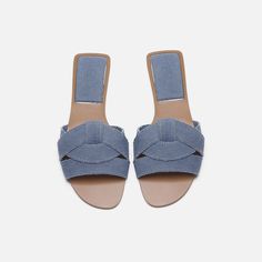 Sandals Female Slippers Women Fashion Flat Casual Mules Square Toe Sandals Women Flat Denim Outdoor Walking Slides Zapatillas Light Blue Round Toe Sandals For Summer, Casual Blue Sandals For Summer, Trendy Denim Blue Sandals With Round Toe, Light Blue Flat Heel Sandals For Summer, Trendy Denim Blue Round Toe Sandals, Open Toe Denim Sandals For Summer, Summer Denim Open Toe Sandals, Denim Open Toe Sandals For Summer, Light Blue Flat Flip Flops For Summer