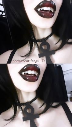 x12x9x1. Metalhead Nails, Vampires Everywhere, Crazy Lipstick, Dark Makeup Looks, Vampire Gothic, Punk Makeup, Goth Subculture, Alt Makeup, Lip Makeup Tutorial