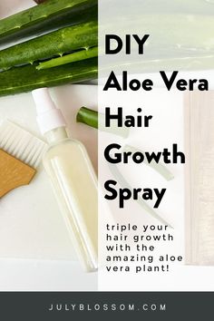 Aloe Vera Gel For Hair Growth, Aloe Vera Hair, Aloe For Hair, Hair Recipes, Aloe Vera Hair Mask, Fresh Aloe Vera Gel, Healthy Natural Hair Growth, Extreme Hair Growth, Hair Growth Spray