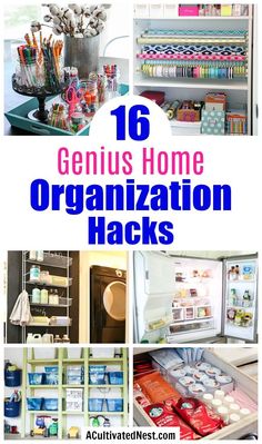 the top ten genius home organization hacks