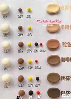 an assortment of different types of chocolates and candies on a white sheet with chinese writing