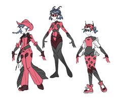 Reference Poses, Character Outfits, Miraculous Ladybug, Scarlet, Quick Saves