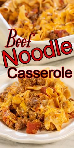 this beef noodle casserole is an easy and delicious dinner that's ready in under 30 minutes