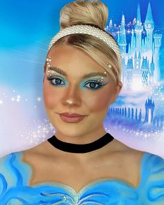 Cinderella Halloween Makeup, Cinderella Makeup Looks, Shrek Makeup, Elsa Makeup, Setting Spray Makeup, Doing My Makeup