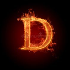 the letter d in fire on a black background royalty images and clippings are available for