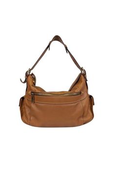 Current Boutique-Marc Jacobs - Brown Shoulder Purse w/ Gold Hardware Brown Leather Handbags, Buy Shoes Online, Daily Necessities, Shoulder Purse, Leather Handbag, Rebecca Minkoff Hobo, Gold Hardware, Leather Handbags, Marc Jacobs