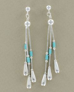 60mm 3 dangle liquid silver lapis with silver teardrop ends ball post earring. Cheap Turquoise Beaded Sterling Silver Earrings, Modern Turquoise Dangle Jewelry, Silver Drop Jewelry With Dangling Beads, Turquoise Teardrop Chandelier Earrings In Sterling Silver, Sterling Silver Long Drop Jewelry With Dangling Beads, Turquoise Sterling Silver Dangle Chandelier Earrings, Sterling Silver Drop Earrings With Dangling Beads, Turquoise Sterling Silver Chandelier Earrings, Silver Teardrop Jewelry With Dangling Beads