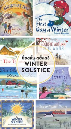 children's books about winter solstice and the first day of winter by various authors