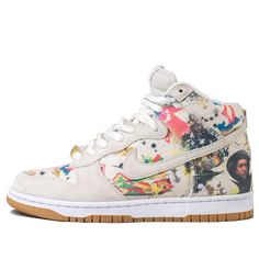 Nike SB Dunk High OG QS x Supreme 'Rammellzee' FD8779-100 Cultura Hip Hop, Nike Skateboarding, Nike Sb Dunk High, Sb Dunk High, Sneakers Collection, Dunks Nike, Nike Sb Dunk, Nike Dunk High, Dunk High