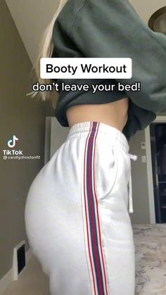 booty glutes workout for in bed. Lazy Girl Workout, Girl Workout, Gym Antrenmanları, Month Workout, Full Body Gym Workout, A Balanced Diet