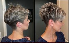 Short Textured Hair, Short Hair Back, Short Haircut Styles, Mullet Hairstyle Women, Short Hair Pixie Cuts