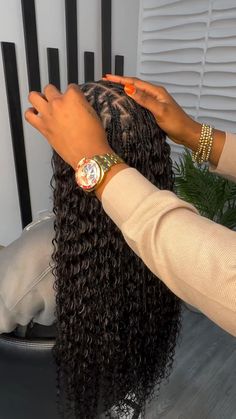 Hey besties Smedium gypsy braids 😊human hair : @mamacita___hair #braids #newarkbraider #gypsybraids #bohobraids #bohobraid #curlybraids #bulkhairextensions #stitchbraids #newjerseybraids #newjerseybraider #bohobraidsnyc #knottlessbraidsnj #braidsnj #njbraids #njbraider #njbraiders #jerseybraider #brookylnbraider #braidsync #stitchbraidsnj #nycbraids #braidsgang #njstylist #bohostyle #curlyhairstyles #humanhairbraids #bohemianbraids Braided Easy Hairstyles For Black Women, Bohemian Style Braids, Boho Braids With Extra Curls, Braids Hairstyles Bride, Pearl The Stylist Braids, Mermaid Braids Human Hair, Human Hair Curly Braids, Half Up Half Down Goddess Braids, Boho Braids With A Lot Of Curls