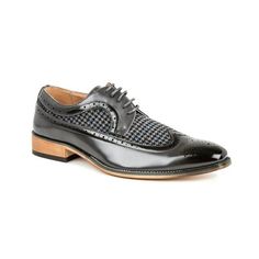 Gino Vitale Men's Wing Tip Brogue Two Tone Shoes Size: 7.5.  Color: Gray.  Gender: male.  Age Group: adult. Business Dress Shoes With Perforations, Business Lace-up Dress Shoes With Perforations, Business Oxfords With Perforations And Round Toe, Derby Dress Shoes With Perforations And Round Toe, Derby Dress Shoes With Perforations And Plain Toe, Wingtip Dress Shoes With Perforations For Business, Two Tone Shoes, Shoes Size 7, Clean Hands