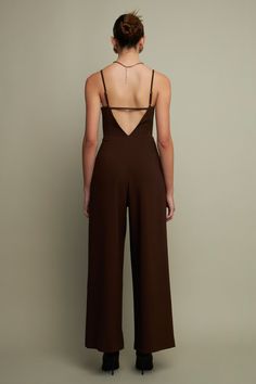 Take your style up a notch with this hot bustier wide leg jumpsuit. With on-trend wide legs and adjustable spaghetti straps, this chic jumpsuit is perfect for any event. And with a backless design, you'll stun everyone in attendance. Dress it up or dress it down ÃƒÆ’Ã†â€™Ãƒâ€šÃ‚Â¢ÃƒÆ’Ã‚Â¢ÃƒÂ¢Ã¢â€šÂ¬Ã…Â¡Ãƒâ€šÃ‚Â¬ÃƒÆ’Ã‚Â¢ÃƒÂ¢Ã¢â‚¬Å¡Ã‚Â¬Ãƒâ€¦Ã¢â‚¬Å“ this versatile jumpsuit is perfect for any occasion. Add some heels and you're ready to go! Bustier jumpsuit Adjustable spaghetti straps Backless Cente Elegant Spring Jumpsuits And Rompers With Adjustable Straps, Chic Evening Jumpsuit With Spaghetti Straps, Spring Evening Jumpsuits And Rompers With Spaghetti Straps, Elegant Solid Jumpsuits With Spaghetti Straps, Spring Evening Jumpsuit With Spaghetti Straps, Chic Solid Jumpsuits And Rompers With Adjustable Straps, Chic Jumpsuits And Rompers With Adjustable Straps, Chic Fitted Jumpsuits And Rompers With Adjustable Straps, Chic Jumpsuits And Rompers With Suspenders For Work