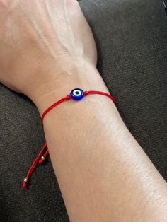 "Red string bracelets made of durable nylon cord, resin evil eye. Nickel free, lead free, no other harmful chemical composition lightweight and waterproof.  Adjustable, The max length is 10\", Adjust woven rope allows to create the perfect size for any wrist. Suitable size for Unisex Adult, Teens, Little girls, boys. This cute bracelet will be your amulet, the red strings are used for protection and luck and the evil eye works as a powerful negative energy drifter." Trendy Resizable Jewelry With Nylon Cord, Casual Nylon Thread Bracelets As Gift, Trendy Adjustable Evil Eye Bracelet, Adjustable Casual Evil Eye Jewelry, Adjustable Evil Eye Casual Jewelry, Casual Adjustable Evil Eye Bracelet As Gift, Casual Adjustable Evil Eye Jewelry, Adjustable Hypoallergenic Evil Eye Bracelet, Flexible Red Jewelry For Gift