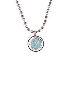 Jack's St. Christopher Necklace - Baby Blue/ White St. Christopher-- The patron saint of travelers and divers is known for brining luck to travelers and symbolizing good fortune for all those undertaking journeys. The necklaces have come to represent adventure and overcoming obstacles, and are worn as a talisman for safety. Small Enough to layer of wear alone, overcome life's obstacles with the Jack's St. Christopher necklace. - 1/2" (Mini) Plated St. Christopher Medal - 3/4” (Small) Plated St. 2024 Aspirations, Saint Christopher Necklace, St Christopher Necklace, Overcoming Obstacles, Mini Plate, St Christopher, Saint Christopher, Ball Chain Necklace, Patron Saints