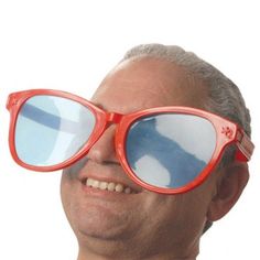 Giant Sunglasses - Wholesale Novelty Toy, Party Favor, Costume Accessory and Plush Superstore | Party Supply Store | Novelty Toys | Carnival Supplies | USToy.com Giant Sunglasses, Spy Glasses, Clown Outfit, Clown Clothes, Party Supply Store, Big Sunglasses, Larger Than Life, Wholesale Sunglasses