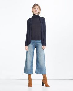 Gala Fashion, Look Jean, Turtle Neck Sweater, Mode Casual, 가을 패션, Women's Wardrobe, Fashion Mode, Denim Outfit, Work Fashion