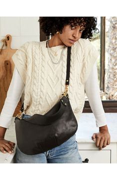 Style this woven leather statement as a shoulder bag or a crossbody thanks to its adjustable strap that connects with goldtone hardware on each end. Leather/cotton Imported Latinx Owned and Founded Everyday Fall Woven Leather Shoulder Bag, Everyday Woven Leather Shoulder Bag For Fall, Everyday Crossbody Shoulder Bag With Brass Hardware, Fall Shoulder Bag With Gold-tone Hardware, Crossbody, Fall Crossbody Shoulder Bag With Gold-tone Hardware, Everyday Bags With Brass Hardware For Fall, Fall Bags With Brass Hardware, Chic Everyday Shoulder Bag With Brass Hardware, Chic Shoulder Bag With Brass Hardware For Everyday