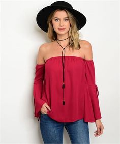 Long bell sleeve off the shoulder chiffon blouse. Fabric Content: 100% PolyesterDescription: L: 28" B: 28" W: 30" White Off Shoulder Top, Fall Winter Wardrobe, White Off Shoulder, Off Shoulder Top, Off The Shoulder Top, Chiffon Blouse, Blouse Fabric, Off Shoulder Tops, College Outfits