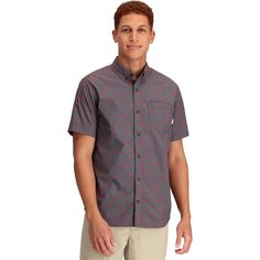 The Outdoor Research Rooftop Short-Sleeve Shirt is a versatile everyday button-up built with a moisture-wicking, quick-drying organic cotton blend for superior all-day comfort in warm-weather conditions. Outdoor Research, Mens Short Sleeve Shirt, Warm Weather, Short Sleeve Shirt, Access Denied, Polyester Fabric, Shopping Outfit, Button Up, Organic Cotton