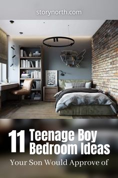 Boy Bedroom Ideas, Teenager Bedroom Boy, Teenage Boy Room, Boys Bedroom Makeover, Teen Boy Room, Decor Ideas Bedroom, Teenage Room