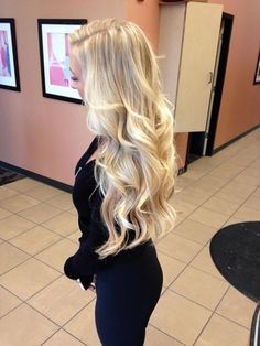 love getting my hair Frontal Hairstyles, Long Blonde Hair, Blonde Wig, Hair Envy, Blonde Balayage