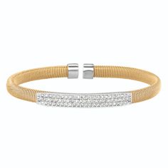 1.00 Carat Natural Diamond Fancy Bangle Bracelet G Si 14k Yellow Gold 7'' 100% Natural Diamonds, Not Enhanced In Any Way Round Cut Diamond Bangle Bracelet 1.00ct G-H Si 14k Yellow Gold, Pave Style, 9.30 Grams 7 Inches In Length 1/4 Inches In Width 67 Diamonds G4673yd Formal Yellow Diamond Bracelet, Elegant Yellow Diamond Bracelet For Formal Occasions, Formal Yellow Gold Jubilee Bracelet, Yellow Bangle Bracelets For Formal Occasion, Elegant Yellow Gold Jubilee Bracelet, Elegant Yellow Bangle Bracelet, Elegant Yellow Bangle Bracelets, Elegant Yellow Bangle For Anniversary, Diamond Bangle Bracelet