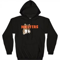 Stay warm in this fleece Hoody featuring the retro logo for Hooters on the front of our comfy adult unisex fleece hoody, direct from our line of Officially Licensed Hooters Merch! Fan Apparel Sweatshirt With Kangaroo Pocket For Streetwear, Streetwear Sweatshirt With Kangaroo Pocket, College Hoodie For Fall, Fan Apparel Winter Hoodie With Drawstring Hood, Winter Fan Apparel Sweatshirt With Kangaroo Pocket, Winter Fan Apparel Hoodie With Drawstring Hood, Winter Fan Apparel Sweatshirt With Drawstring Hood, Winter Fan Gear Hoodie With Long Sleeves, Winter Fan Gear Hoodie