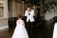 Groom And Step Daughter Photos, Wedding Daughter Flower Girl, Groom And Daughter First Look, Bride And Step Daughter Pictures, Flower Girl Daughter Of Bride, Groom And Daughter Wedding Pictures, Wedding With Stepkids, Father Daughter Dance Photos, Groom And Daughter Pictures