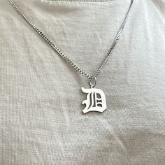 Sterling Silver Man Necklace, Men Initial Necklace Personalized, Necklace Pendant for Men, Silver Guy Necklace, Christmas Gifts Idea - Etsy Iraq Mens Pendant, Silver Man, Men Necklace, Name Necklace, Initial Necklace, Initials, Christmas Gifts, Monogram, Pendant Necklace