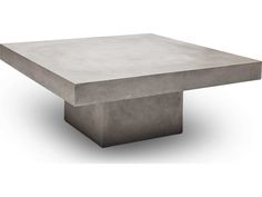 Urbia Una 43" Square Stone Coffee Table Concrete Coffee Table, Acrylic Coffee Table, Stone Coffee Table, Concrete Materials, Living Room Essentials, Stylish Coffee Table, Concrete Table, Coffee Table Styling, Cool Coffee Tables