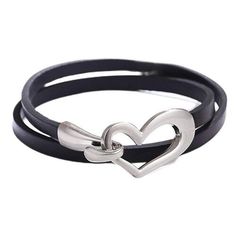 Return Policy Fast Delivery Trusted seller Heart Leather Bracelet for Women Girls Wrap Stackable Bracelet Love Punk Black Product Description Shipping Returns Payment Shipping Shipping is FREE to all addresses other than APO/PO boxes in the lower 48 states. All our stock ships from US-based warehouses. Shipped via USPS or UPS (depending on location and package weight) Unless stated otherwise, all orders will ship within 24-72 hours of your payment being processed. Check our feedback to see the great reviews of FAST shipping we offer. Returns Seller does not accept returns Payment We currently accept payment via eBay managed payments only. Once payment is cleared, we will dispatch your shipment within 1-3 business days. Please refer to the "Shipping" tab for more information regarding shipp Edgy Bracelet Strap Jewelry Gift, Edgy Jewelry Bracelet Strap As Gift, Edgy Jewelry Bracelet Strap Gift, Edgy Jewelry With Bracelet Strap For Gift, Adjustable Stainless Steel Edgy Bracelets, Adjustable Metal Bracelets For Valentine's Day, Adjustable Metal Bracelet For Valentine's Day, Adjustable Metal Heart Bracelet For Valentine's Day, Trendy Metal Heart Bracelet For Party