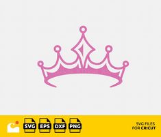 Crown Svg Free Cricut, Queen Crown, Crown Design, Cricut Free, Wedding Headband, Party Prints, Tiaras And Crowns, Silhouette Designer Edition, Svg Design