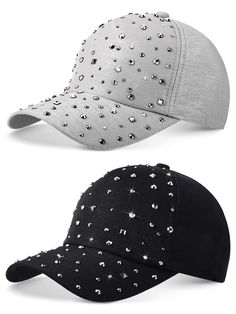 PRICES MAY VARY. Soft and Breathable Material: made of quality cotton material, the bling baseball cap is soft and comfortable to wear without feeling stuffy, stable in structure, not easy to shrink, serviceable and reliable to use in different seasons. Please note that the product has rhinestones and can only be hand washed Adjustable Size for Wearing: the head circumference of the rhinestone hat is about 21.6-24.4 inches, with an adjustable button at the back of the cap, convenient for you to Cheap Adjustable Baseball Cap For Party, Cheap Adjustable Flat Crown Baseball Cap, Sequin Cowboy Hat, Rhinestone Cowgirl Hat, Rhinestone Baseball Cap, Rhinestone Hat, Baseball Cap For Women, Sports Cap, Uniqlo Bags