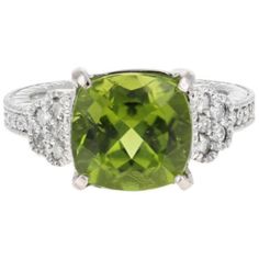 5.85 Carats Natural Very Nice Looking Peridot and Diamond 14K Solid White Gold Ring Suggested Replacement Value: $4,500.00 Total Natural Square Cushion Peridot Weight is: Approx. 5.50 Carats Natural Round Diamonds Weight: Approx. 0.35 Carats (color G-H / Clarity SI1-SI2) Ring total weight: 5 grams Disclaimer: all weights, measurements and colors are approximate and may vary slightly from the listed dimensions or as seen in the image. All pictures are magnified to show the smallest of details. Pl Emerald Cut Aquamarine Ring, Dinner Ring, Peridot Jewelry, Emerald Cut Rings, Etsy Gold Ring, Peridot Ring, Pave Ring, White Gold Ring, Quality Diamonds