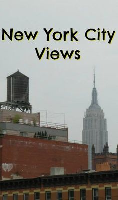 an image of the new york city view from rooftops with buildings in the background