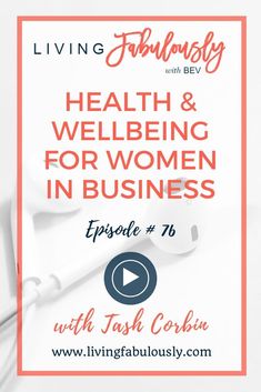 Work life balance for women in business. In a society that values being busy, it can often be our health that is impacted. Today's podcast brings a refreshing viewpoint from Tash Corbin, who shares that in her business plan her health and well being is one of her top priorities. Detox from the corporate life and choose your working hours based on your own health priorities. Listen in to this insightful episode #health #business #women #entreprenuer #livingfabulously Adrenal Health, Find Motivation, Medical Emergency, Naturopathic Doctor, Adrenal Fatigue, Mental Wellbeing, Sleep Deprivation, Chronic Fatigue, Holistic Healing