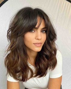 Armpit Length Hair, Textured Haircut, Thick Wavy Hair, Long Hair With Bangs, Trending Haircuts, Long Layered Hair, Long Wavy Hair, Medium Hair Cuts, Long Hair Cuts