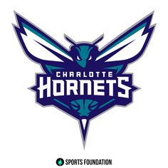 charlotte hornets logo on a white background