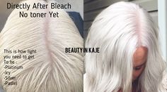 Grey Transition, Blonde Platinum, Grey Hair Dye, Damian Priest, Bleach Blonde Hair