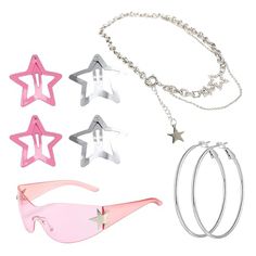 LaVenty 2000s Sunglasses Y2k Accessories Star Glasses Y2k Rave Accessories For Women Hair Clip Y2k Headpiece 2000s Accessories Aesthetic, Y2k Summer Accessories, Early 2000s Hair Accessories, 2000s Y2k Accessories, 2000 Accessories Jewelry, Y2k Fashion Early 2000s Accessories, Y2k Fashion Accessories, 2000s Accessories Jewelry, 2010s Accessories