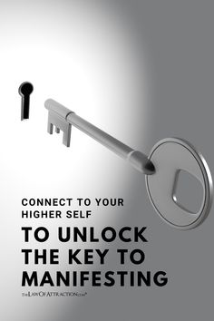 a key to unlock the key to manfesting someone's identity is shown in this ad