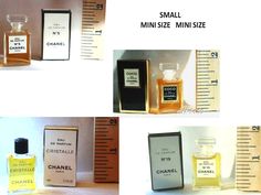 R R R Chanel MINI SIZE: No 5-COCO- CRISTALLE-No 19 EDP 4ml Box Collectible Your Choice                                                                       YOUR CHOICE: #1: No 5     #2: COCO #3: CRISTALLE #4: No 19 by Chanel 100% Authentic Vintage Collectible  Small Mini Size Eau de Parfum 4ml-0.13floz It is New, Original Full & Unused Vintage item for collection only not for use 'Free Sample-Not for sale' version Non Spray Not Sealed Made in FranceNew in Box(See Pictures)      Product Note: Some versions of this item may have "Sample", "Free Sample" or "Not For sale" or similar, shown on the box/bottle. In order to comply with federal transportation regulations on flammable liquids; fragrance vials are filled less than 75% capacity by the manufacturer to allow for expansion.     Please a Parfum Chanel, Chanel Mini, Vintage Perfume, Womens Fragrances, No 5, Women Fragrance, Vintage Collection, Transportation, Coco